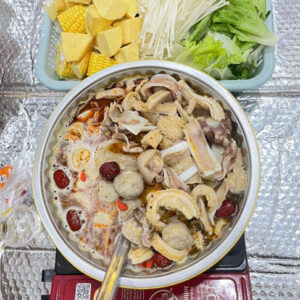 Sét Lẩu Lòng Bò Chợ Viềng Full Topping 4-5 Người Ăn Lẩu lòng bò chợ viềng 4 người ăn