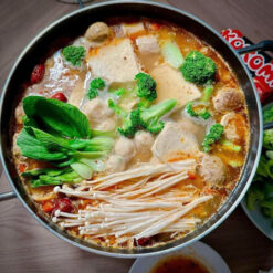 lẩu lòng bò chợ viềng