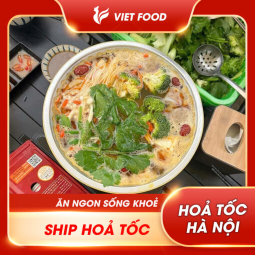 Lẩu lòng bò chợ viềng