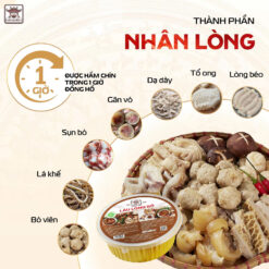 Lẩu lòng bò chợ viềng