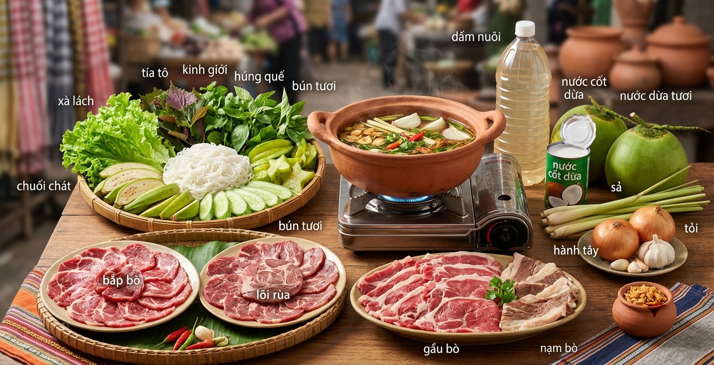 Cách làm lẩu bò nhúng dấm chua thanh, ăn là ghiền Dr.Watermark Gemini 1785134730774